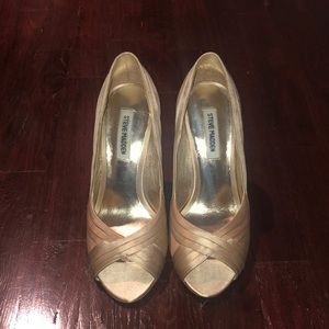 Steve Madden Geneviva - champagne heels
